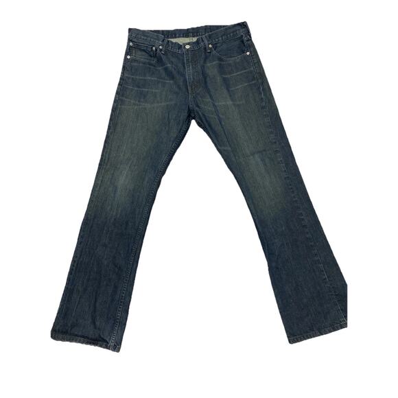 Levis 527 Jeans Mens Tag 36x32 Actual 36x32 Blue Bootcut Western Y2K Ranch - Picture 2 of 14